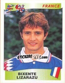 Sticker Bixente Lizarazu - UEFA Euro England 1996 - Panini