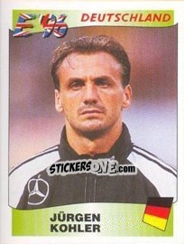 Cromo Jürgen Kohler - UEFA Euro England 1996 n. 200 - Panini
