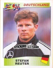 Sticker Stefan Reuter - UEFA Euro England 1996 n. 202 - Panini