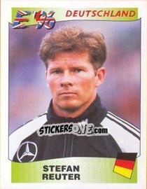 Cromo Stefan Reuter - UEFA Euro England 1996 - Panini