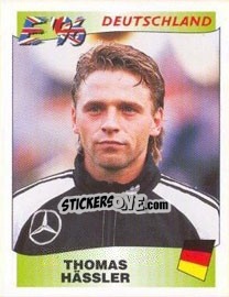 Sticker Thomas Hässler - UEFA Euro England 1996 n. 208 - Panini
