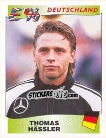 Sticker Thomas Hässler - UEFA Euro England 1996 - Panini