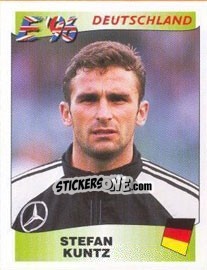 Sticker Stefan Kuntz - UEFA Euro England 1996 n. 213 - Panini