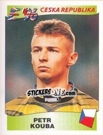 Sticker Petr Kouba - UEFA Euro England 1996 n. 217 - Panini