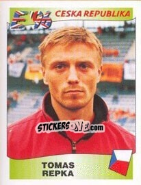 Sticker Tomas Repka - UEFA Euro England 1996 n. 220 - Panini
