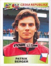 Cromo Patrik Berger - UEFA Euro England 1996 - Panini