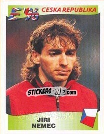 Figurina Jiri Nemec - UEFA Euro England 1996 - Panini