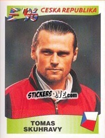 Sticker Tomas Skuhravy - UEFA Euro England 1996 n. 231 - Panini