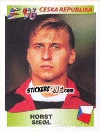 Sticker Horst Siegl - UEFA Euro England 1996 - Panini