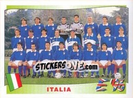 Figurina Italia team - UEFA Euro England 1996 - Panini