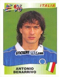 Sticker Antonio Benarrivo - UEFA Euro England 1996 - Panini