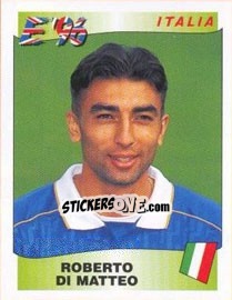 Sticker Roberto di Matteo - UEFA Euro England 1996 - Panini