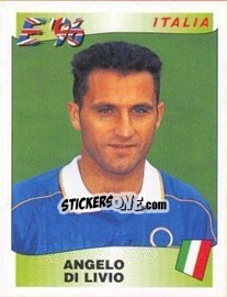 Figurina Angelo di Livio - UEFA Euro England 1996 - Panini