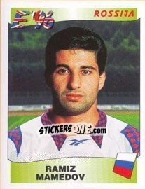 Sticker Ramiz Mamedov - UEFA Euro England 1996 - Panini