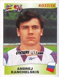 Sticker Andrei Kanchelskis - UEFA Euro England 1996 n. 266 - Panini