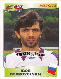 Sticker Igor Dobrovolskij - UEFA Euro England 1996 n. 268 - Panini