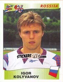 Sticker Igor Kolyvanov - UEFA Euro England 1996 n. 269 - Panini