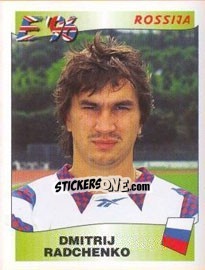 Sticker Dmitri Radchenko - UEFA Euro England 1996 - Panini