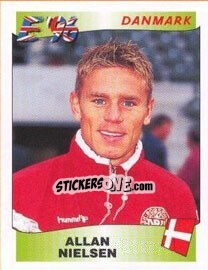 Sticker Allan Nielsen - UEFA Euro England 1996 n. 288 - Panini