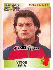 Sticker Vitor Baia - UEFA Euro England 1996 - Panini