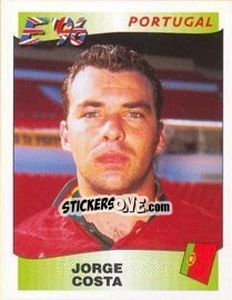 Cromo Jorge Costa - UEFA Euro England 1996 - Panini