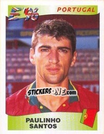 Sticker Paulinho Santos - UEFA Euro England 1996 n. 302 - Panini
