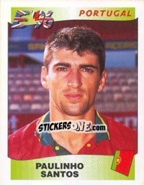 Sticker Paulinho Santos - UEFA Euro England 1996 - Panini