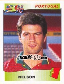 Sticker Nelson - UEFA Euro England 1996 n. 304 - Panini