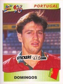 Sticker Domingos - UEFA Euro England 1996 - Panini