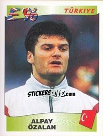 Sticker Alpay Özalan - UEFA Euro England 1996 n. 320 - Panini