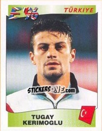 Sticker Tugay Kerimoglu - UEFA Euro England 1996 n. 324 - Panini