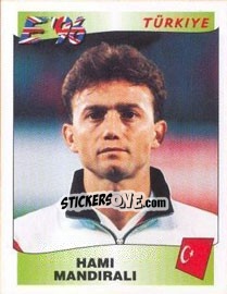 Sticker Hami Mandirali - UEFA Euro England 1996 - Panini