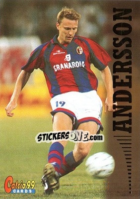 Figurina Kennet Andersson - Calcio Cards 1998-1999 - Panini