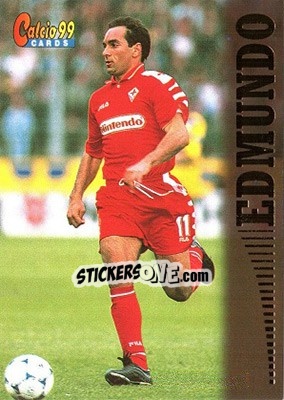 Sticker Edmundo - Calcio Cards 1998-1999 - Panini