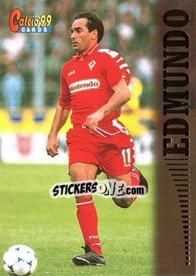 Sticker Edmundo - Calcio Cards 1998-1999 n. 18 - Panini