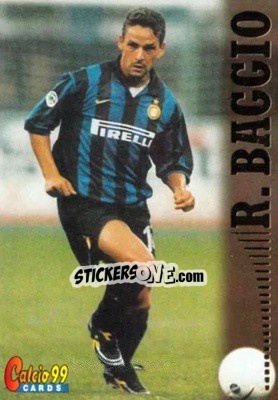 Figurina Roberto Baggio - Calcio Cards 1998-1999 - Panini