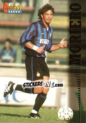 Sticker Francesco Moriero - Calcio Cards 1998-1999 n. 27 - Panini