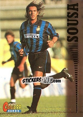 Sticker Paulo Sousa - Calcio Cards 1998-1999 n. 29 - Panini