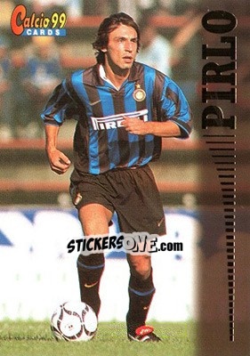 Figurina Andrea Pirlo - Calcio Cards 1998-1999 - Panini