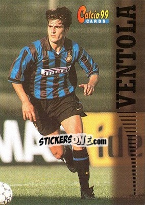 Sticker Nicola Ventola - Calcio Cards 1998-1999 n. 33 - Panini