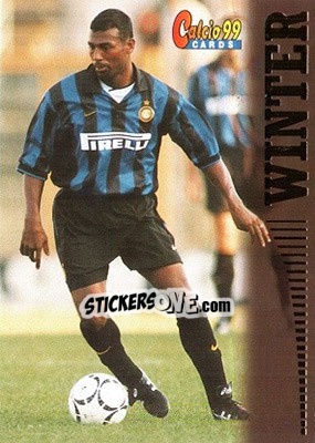 Sticker Aron Winter - Calcio Cards 1998-1999 n. 35 - Panini