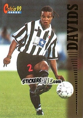Sticker Edgar Davids - Calcio Cards 1998-1999 n. 38 - Panini
