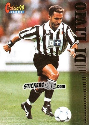 Sticker Angelo Di Livio - Calcio Cards 1998-1999 n. 40 - Panini
