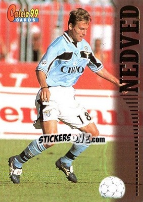 Sticker Pavel Nedved - Calcio Cards 1998-1999 n. 52 - Panini