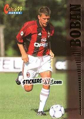 Sticker Zvonimir Boban - Calcio Cards 1998-1999 - Panini