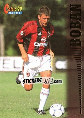 Sticker Zvonimir Boban - Calcio Cards 1998-1999 n. 60 - Panini