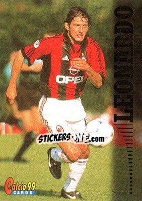 Sticker Leonardo - Calcio Cards 1998-1999 n. 63 - Panini