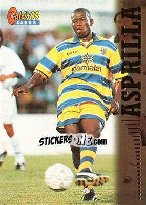Sticker Faustino Asprilla - Calcio Cards 1998-1999 - Panini