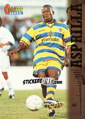 Sticker Faustino Asprilla - Calcio Cards 1998-1999 n. 66 - Panini