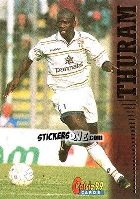 Sticker Lilian Thuram - Calcio Cards 1998-1999 n. 76 - Panini